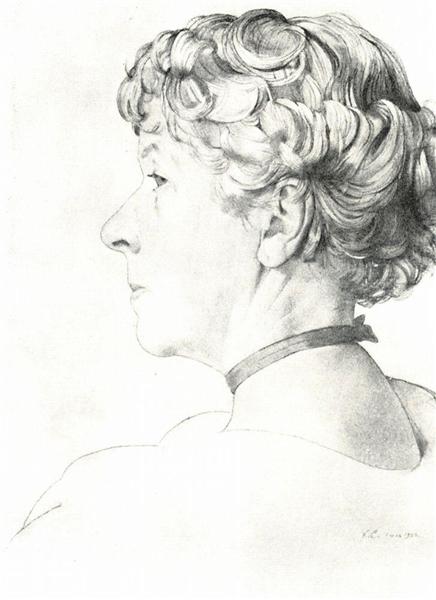 Portrét A. Somova-Mikhailova - 1920