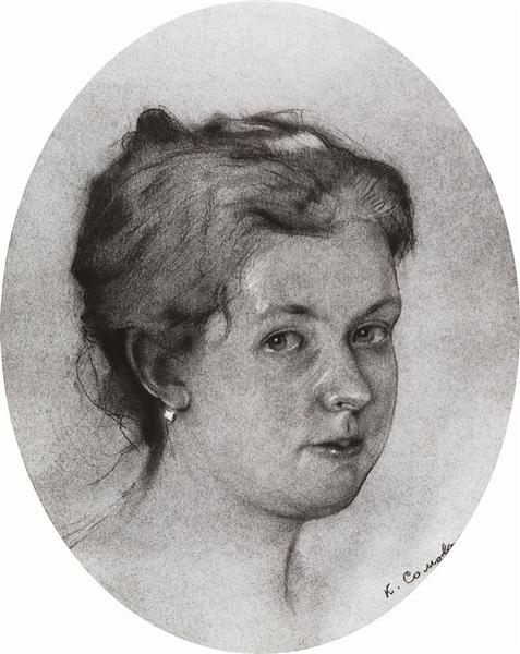 Portræt A. Somova -Mikhailova - 1897