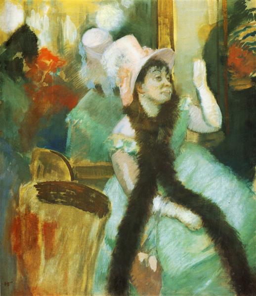 Portrait après une danse de costume (Madame Dietz Monnin Portrait) - 1879