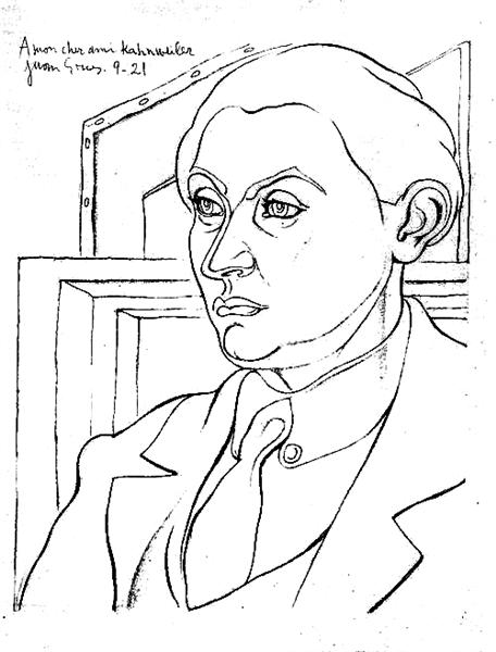 Retrato de Daniel Henry Kahnweiler - 1921