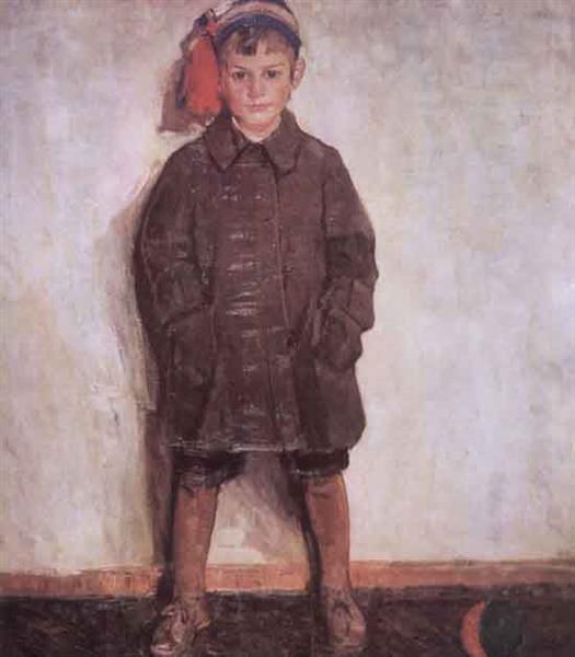 Porträtt av ett barn - 1910