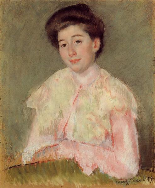 Portret A Lady - 1890