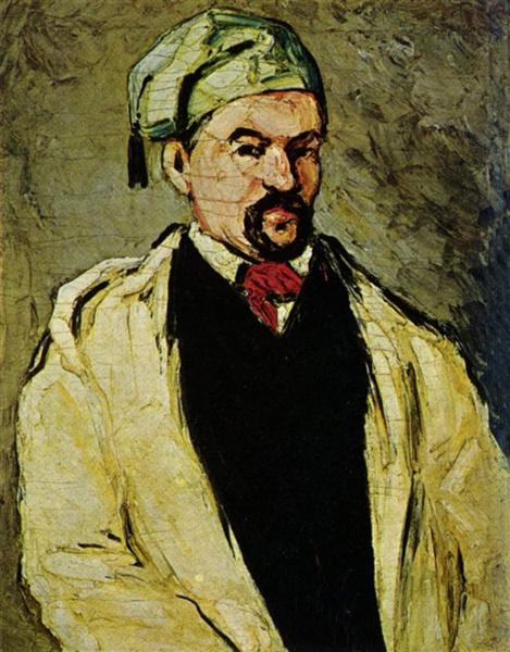 Ritratto di un uomo con berretto blu - o zio Dominique - 1866