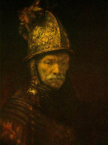 Porträt eines Mannes mit einem goldenen Helm - 1648