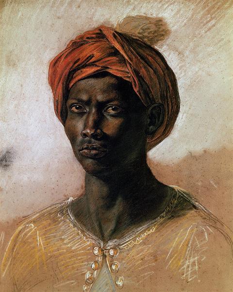 Portræt af en Turk med Turban - 1826