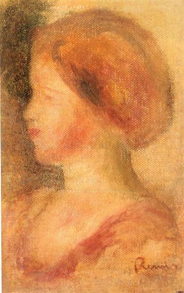 Portret młodej kobiety - 1895