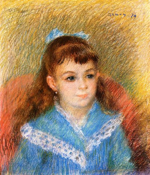 Portrait d'une jeune femme (Elizabeth Maitre) - 1879
