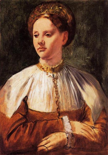 Ritratto di una giovane donna (secondo Baccacca) - 1859