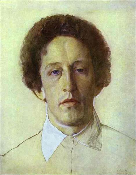 Portrait de Blok d'Aleksandr - 1907