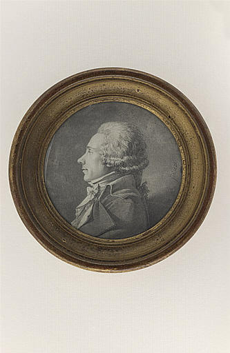 Portret nieznajomego - z popiersie - lewy profil - 1797