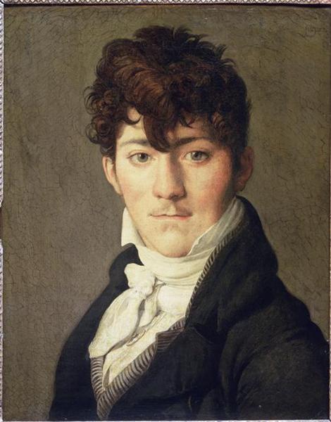 Portræt af Auguste Francois Talma - Ensign - Sobrino del Tragico Talma