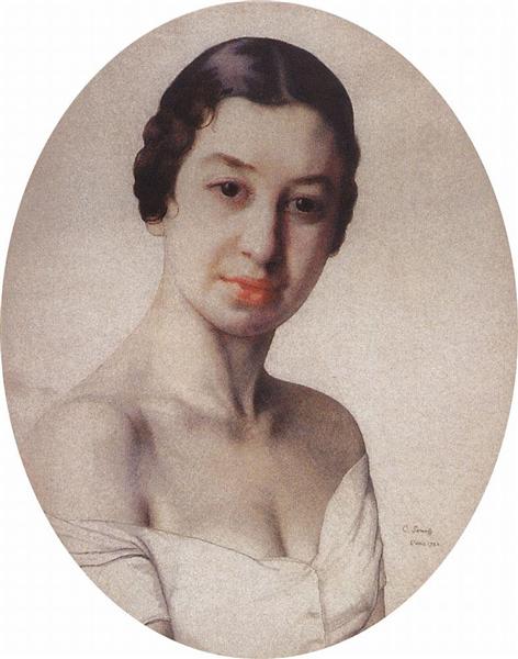 Portrait de B. Popova (Paris) - 1926