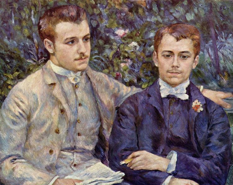 Portræt af Charles og Georges Durand Ruel - 1882