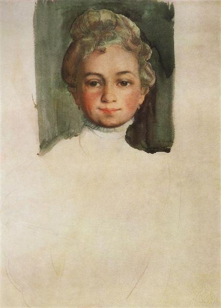 Portrait d'E. Vladimirskaya - 1908