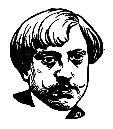 Portrait de l'écrivain français Camille Mauclair - 1898