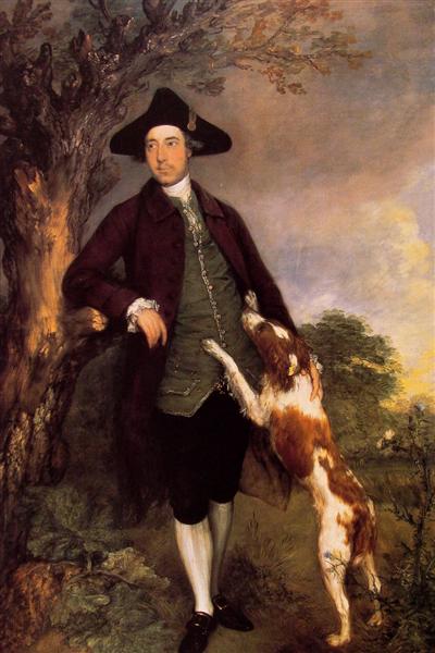 Porträtt av George Venables Vernon - 2: a Lord Vernon - 1767