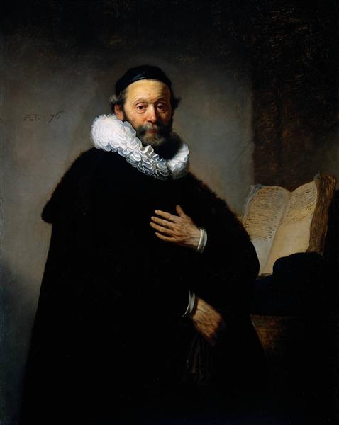 Portræt af Johannes Wtenbogaert - 1633