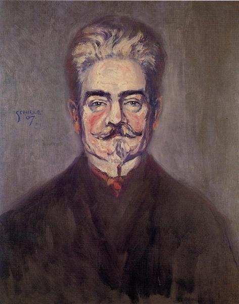 Leopold Czihaczek Ritratto - 1907