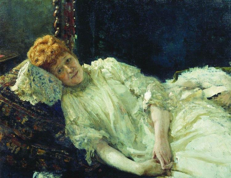 Retrato De Luiza Mersi D'Arzhanto - 1890
