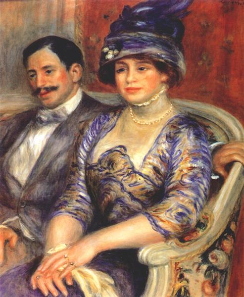 Retrato De M. Y Mme. Bernheim De Villers - 1910