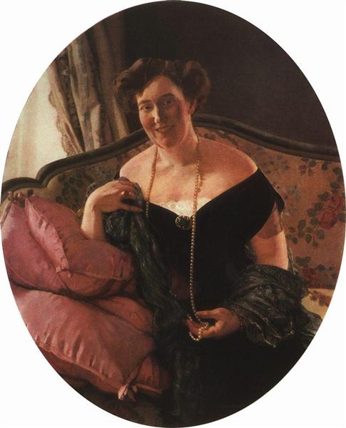 Retrato de M. Karpova - 1913