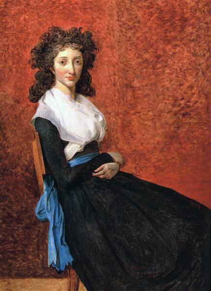 Porträt von Madame Charles -Louis Tudaine - 1792