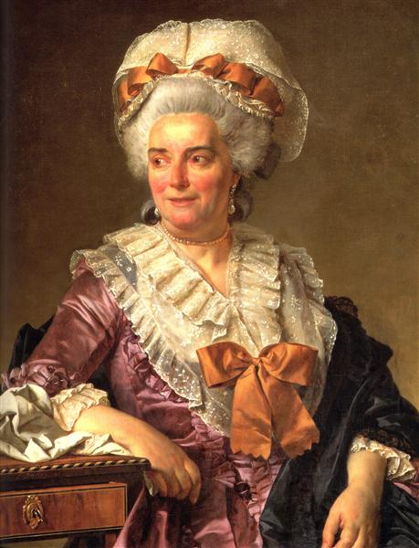 Porträt von Madame Charles -pierre Pecoul - geborene Potain - Mutter -in -Laut des Künstlers - 1784