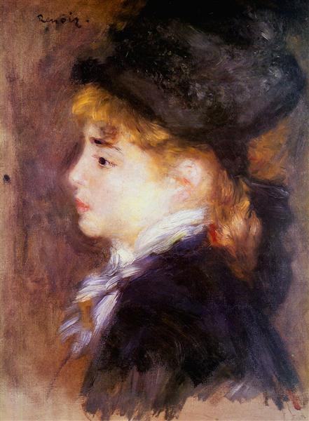 Portrait de Margot (portrait d'un modèle) - 1877