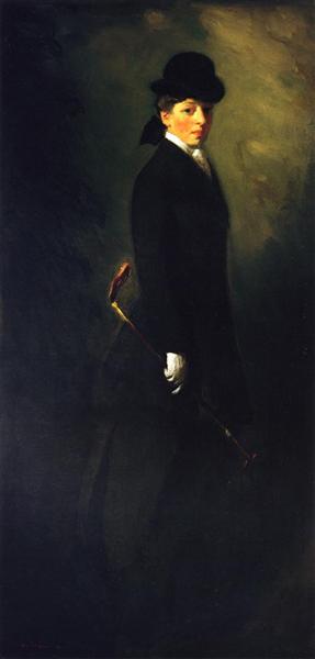 Retrato De La Señorita Leora Dryer En Traje De Montar - 1902