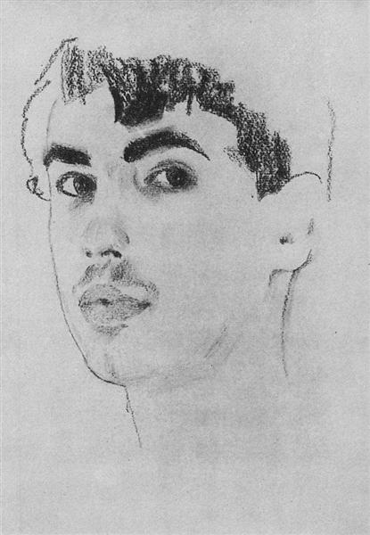 Retrato de N. Poznyakov - 1910