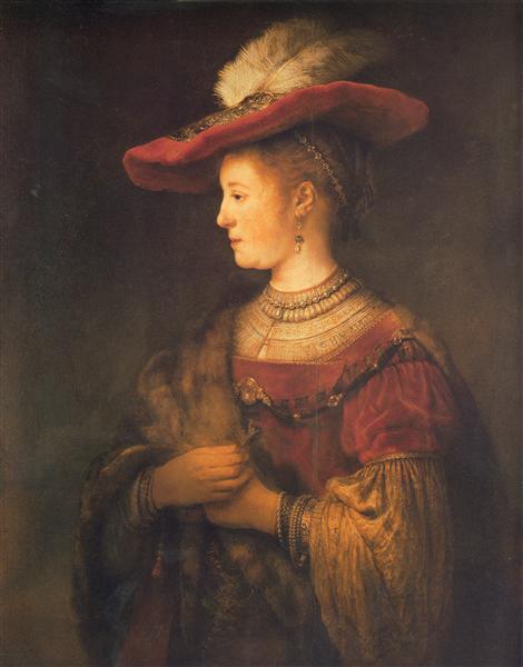 Portret Saskia Van Uylenburgh - 1634