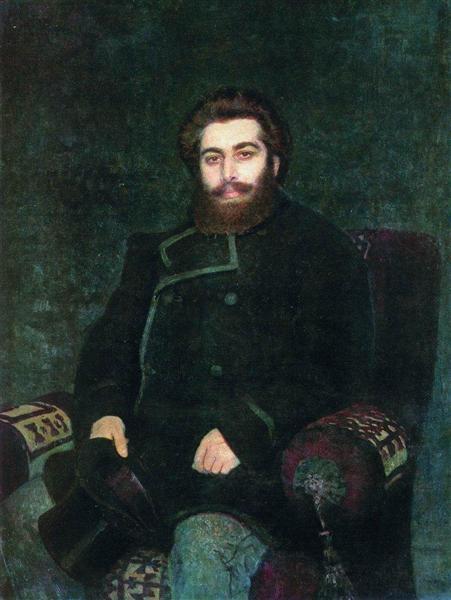 Portrait de l'artiste Arkhip Kuindzhi - 1877