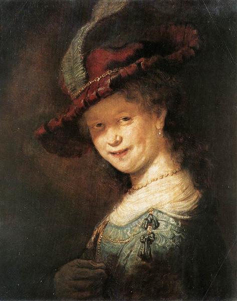 Portræt af den unge Saskia - 1633