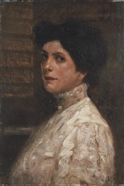 Retrato de Mulher Ocidental