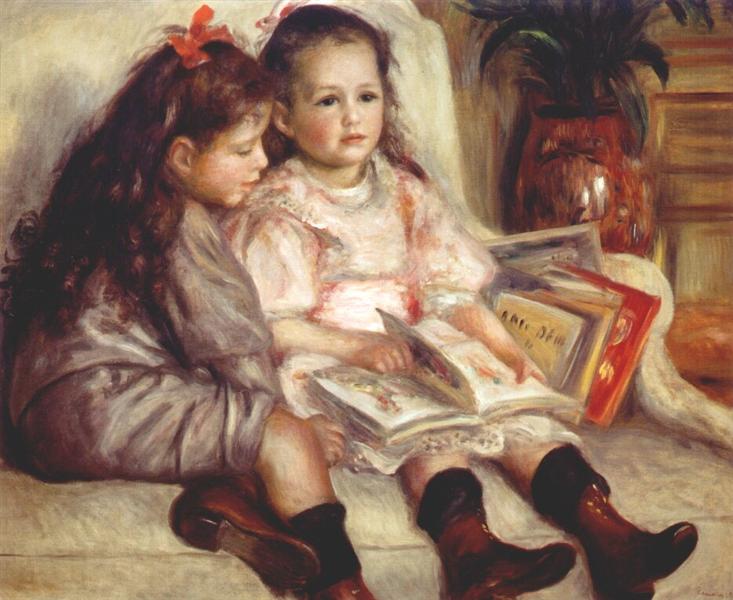 Porträtt av två barn - 1895