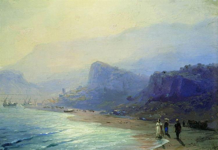 Pushkin și Raevskaya în Gurzuf