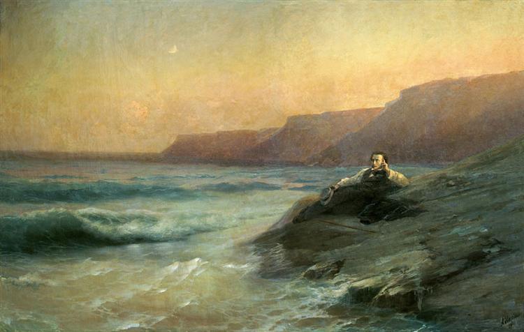 Pushkin sulla Costa del Mar Negro - 1887