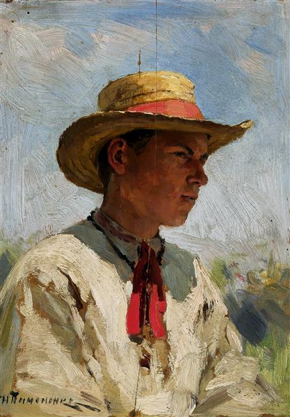 Barn i nærheten av Straw Capelus - 1907