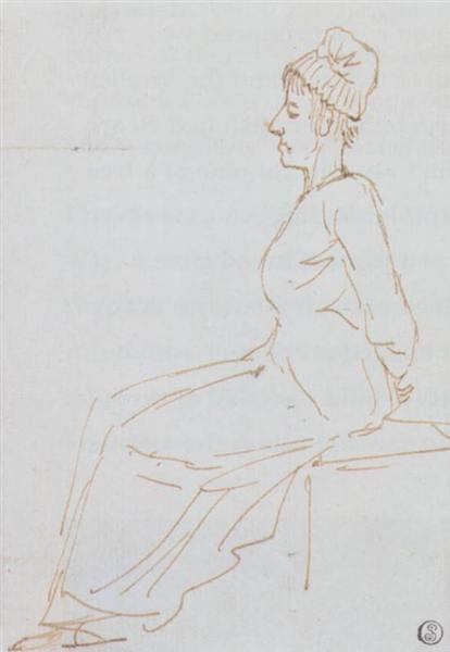 La regina María Antonieta sta andando alla sua esecuzione - 1793