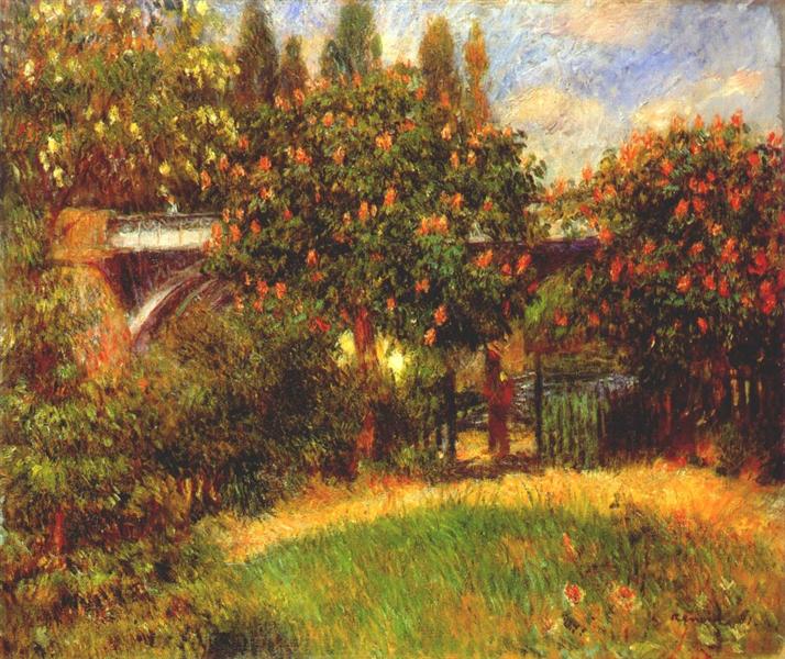 Bridge ferroviaire à Chatau - 1881