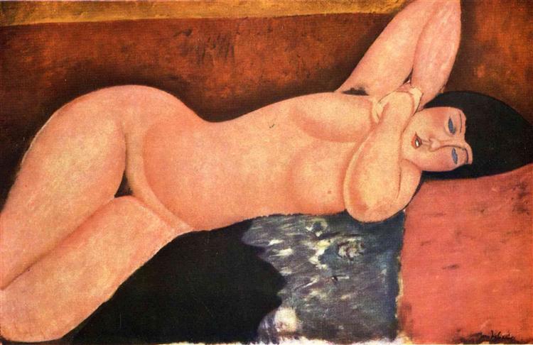 Naked Reclining - 1917