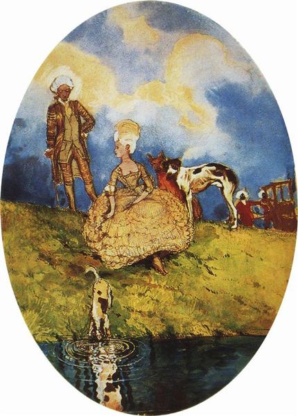 Odpocznij po spacerze - 1896
