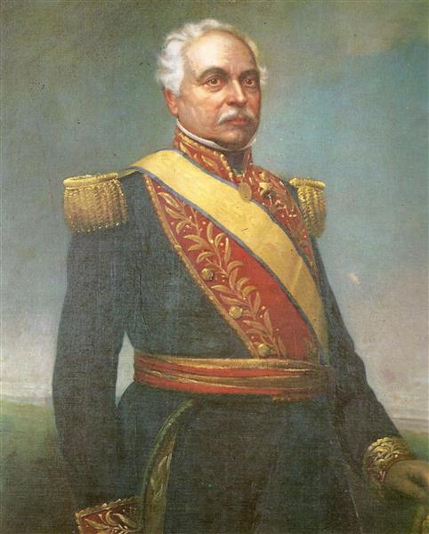 Porträtt av José Antonio Páez