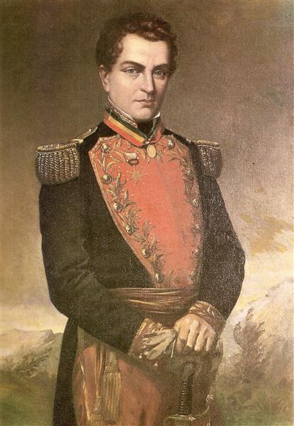 Porträtt av Santiago Mariño - 1871