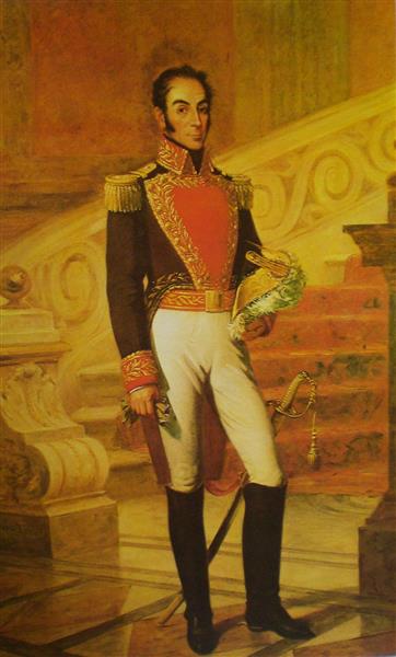Porträtt av Simón Bolívar - 1883