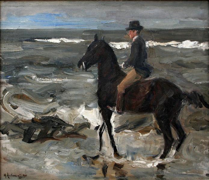 Rider on the Beach - 1904