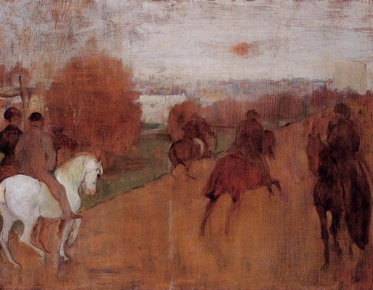 Rider su una strada - 1868