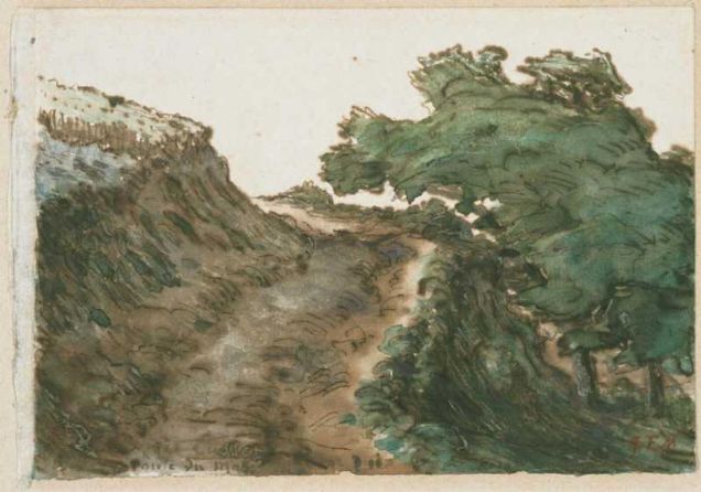Carretera De Malavaux - Cerca De Cusset - 1867