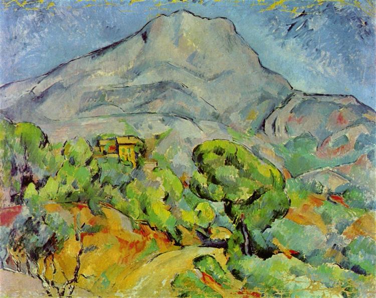 Cesta poblíž Mont Sainte -victoire - 1902