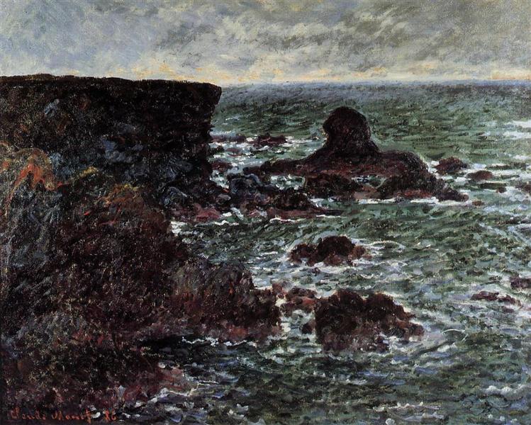 Rock Coast ve La Roca del Lion - Belle -el - 1886